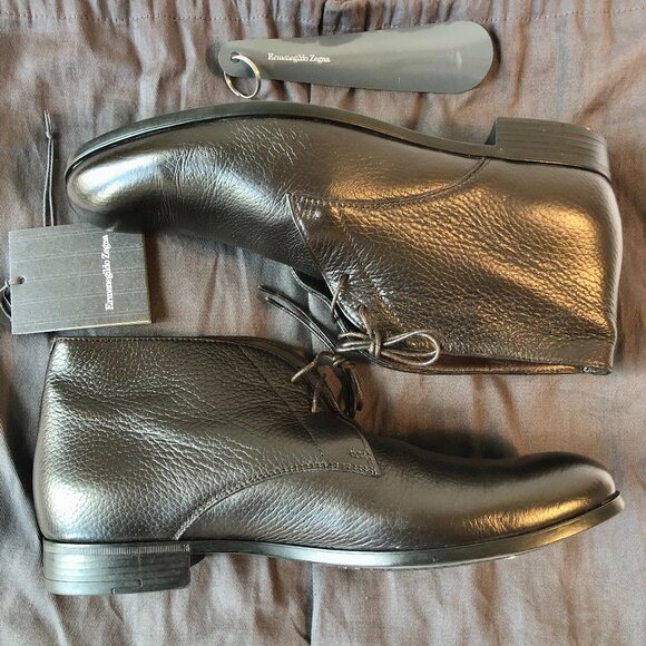 Ermenegildo Zegna Boots Dark Brown (Demi/Chukka) 9US main image 7